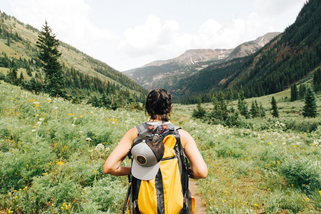 Hiking man